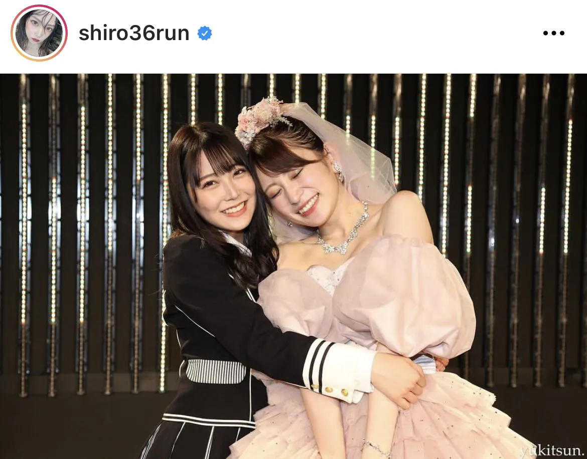 ※白間美瑠オフィシャルInstagram(shiro36run)のスクリーンショット