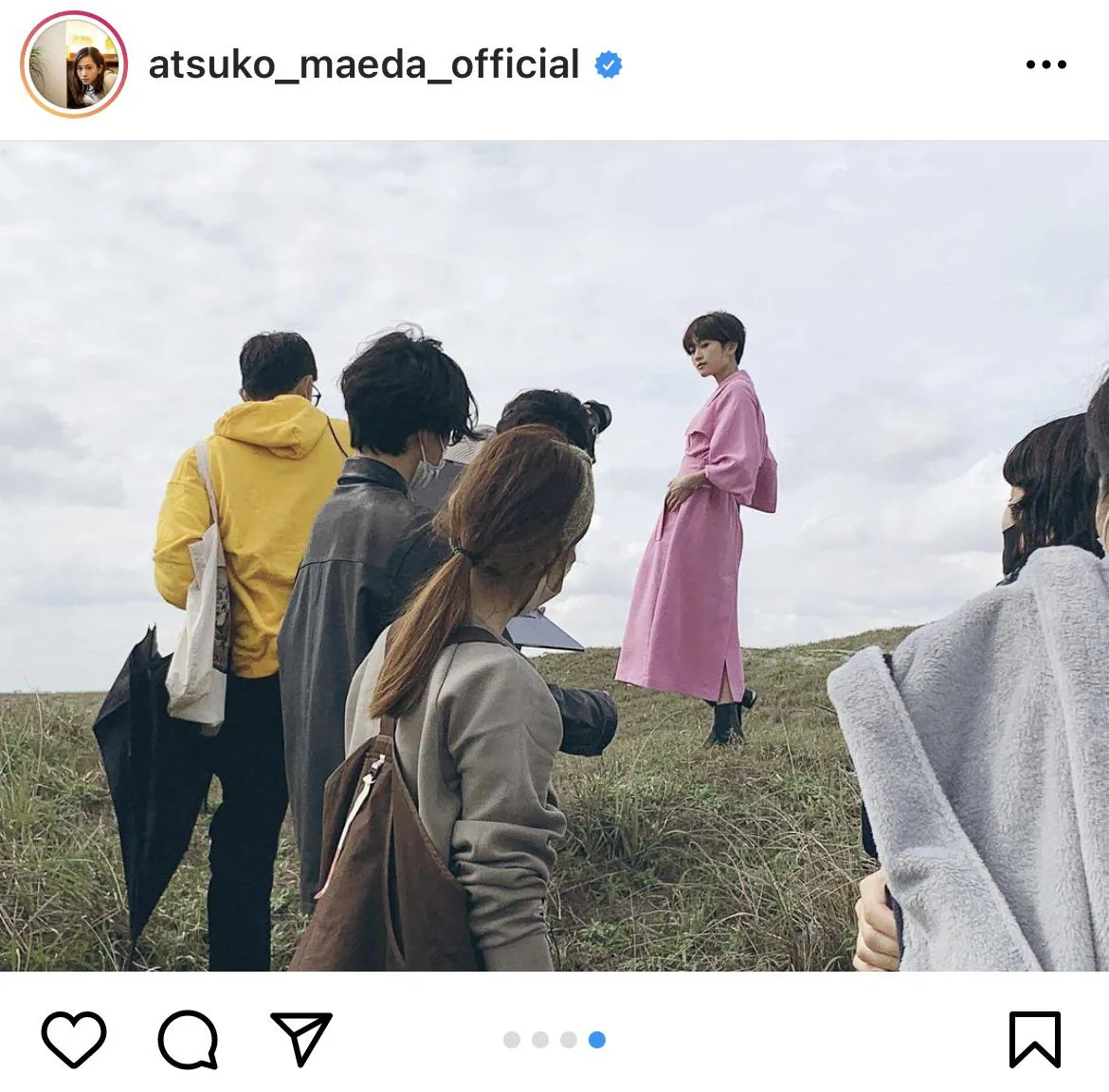 ※画像は前田敦子(atsuko_maeda_official)公式Instagramのスクリーンショット