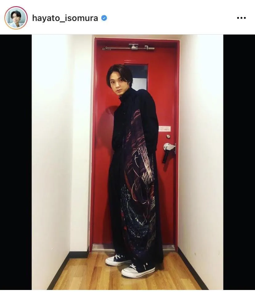 ※磯村勇斗公式Instagram(hayato_isomura)のスクリーンショット