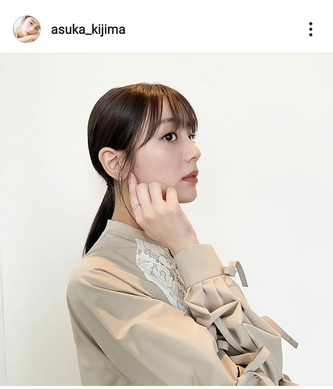 ※画像は貴島明日香(asuka_kijima)公式Instagramのスクリーンショット