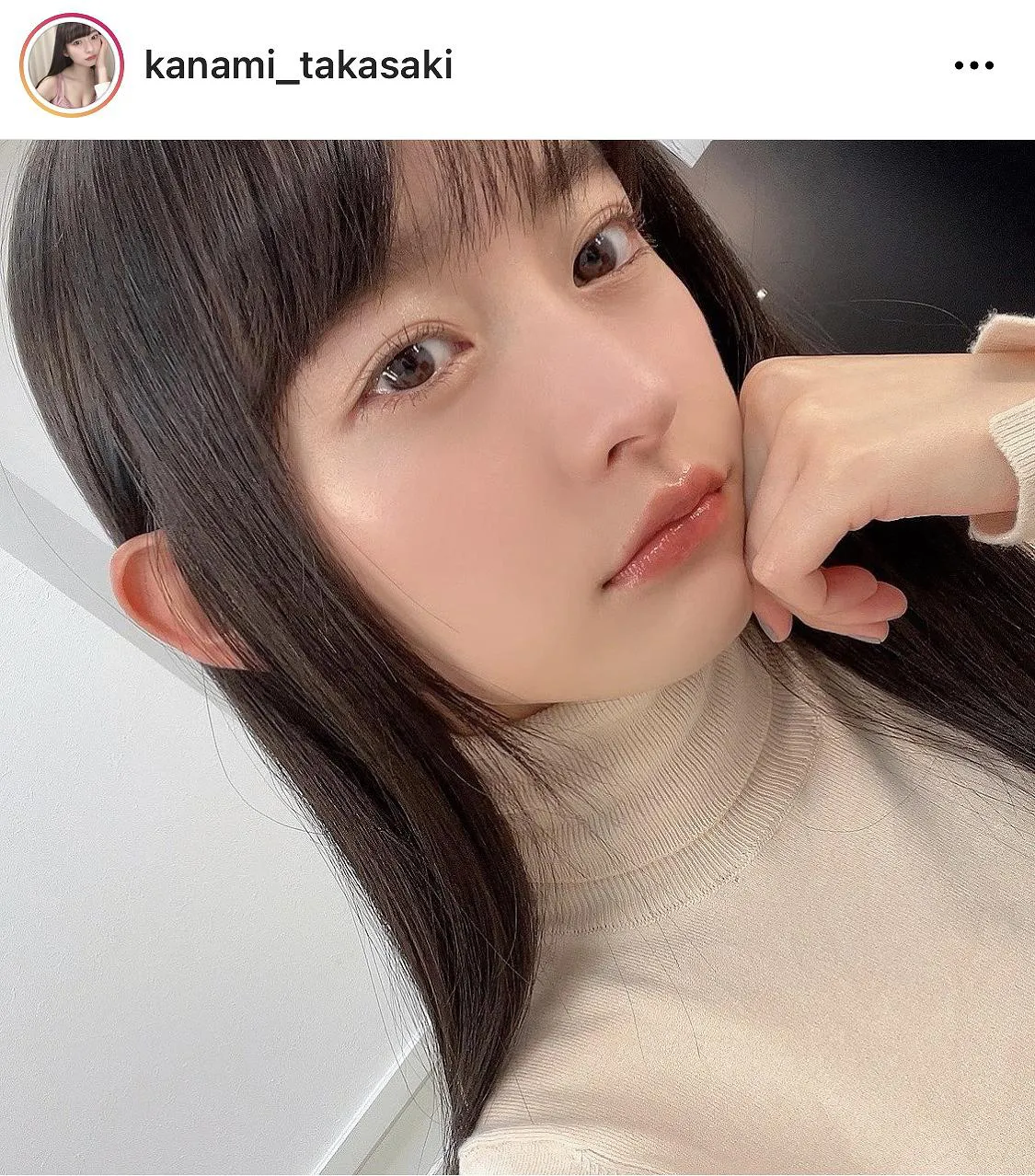 ※画像は高崎かなみ(kanami_takasaki)公式Instagramのスクリーンショット