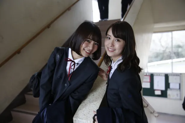 「乃木坂46のガクたび！」では乃木坂46の北野日奈子と衛藤美彩は、学園生活を堪能