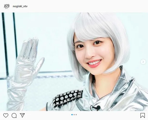 乃木坂46佐藤楓 銀髪ショートに絶賛の声多数 でんちゃんお綺麗 画像2 6 芸能ニュースならザテレビジョン