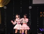 最後に笑顔を見せる松本玲奈＆篠崎麗