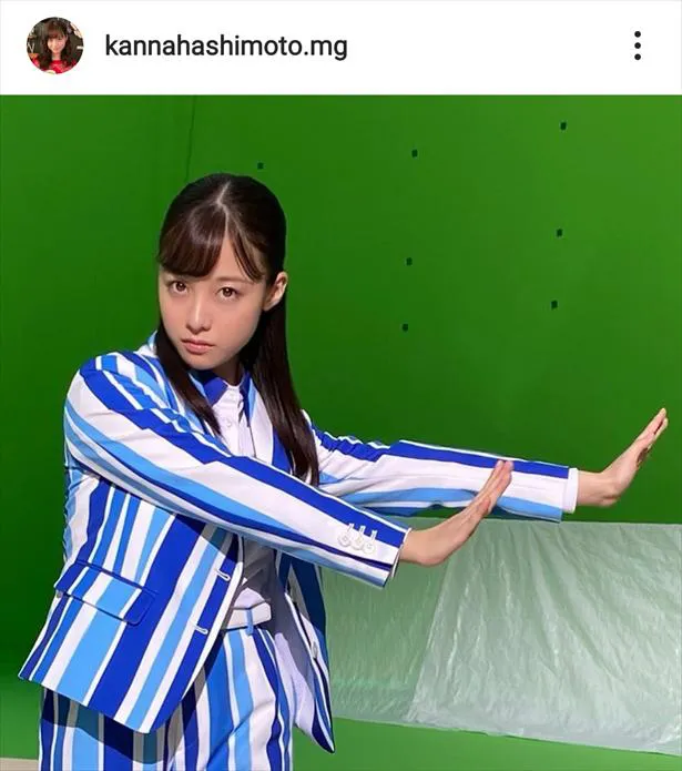 ※橋本環奈＆井手上漠マネージャーInstagram(kannnahashimoto.mg)スクリーンショット