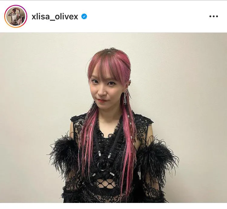 ※画像はLiSAオフィシャルInstagram(xlisa_olivex)より