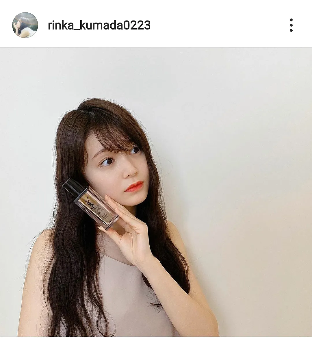 ※画像は久間田琳加(rinka_kumada0223)公式Instagramのスクリーンショット