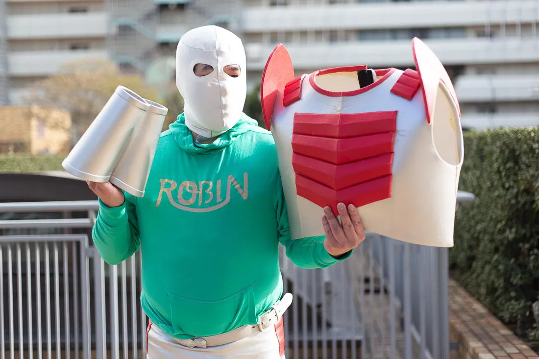ロビンマスクの鎧、10万円超えの特注品 「他がしないレアキャラをする