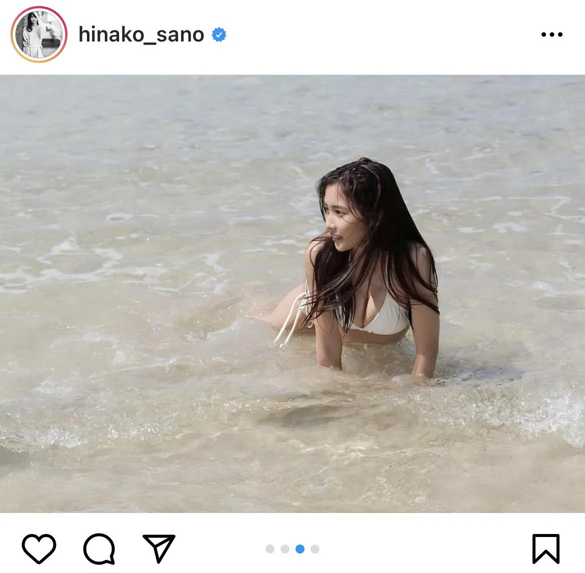 ※画像は佐野ひなこ(hinako_sano)公式Instagramのスクリーンショット