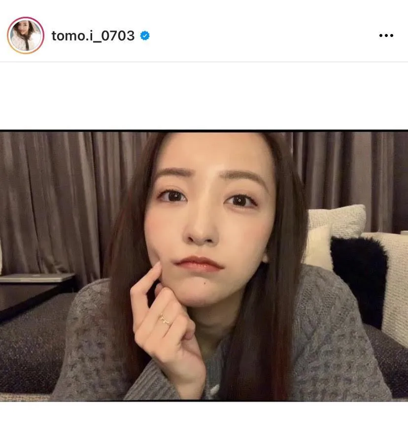 ※板野友美公式Instagram(tomo.i_0703)より