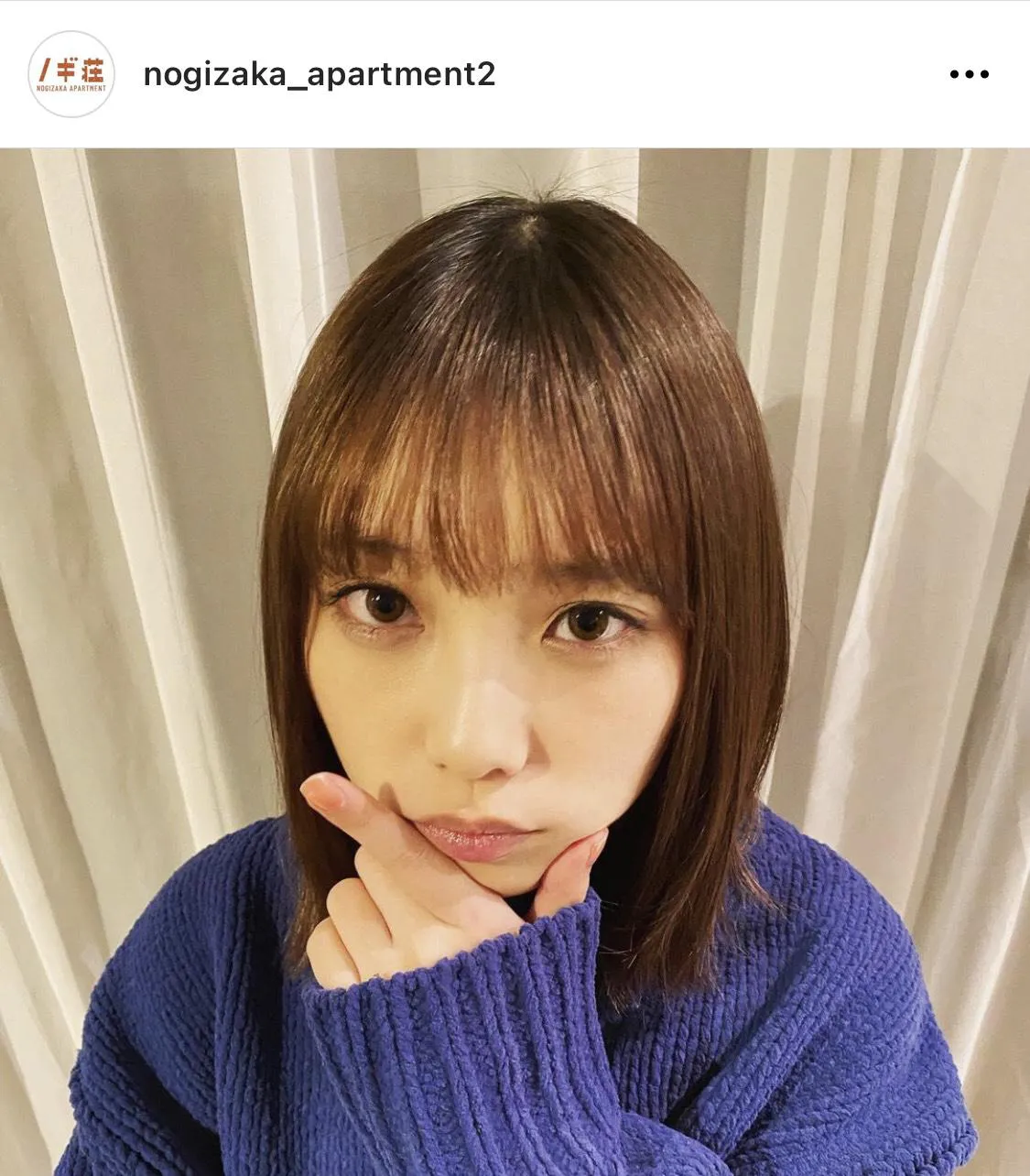 ※「乃木坂毎月劇場」公式Instagram(nogizaka_apartment2)のスクリーンショット