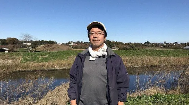 故郷に農園をオープンした小林弘治さん(54歳)