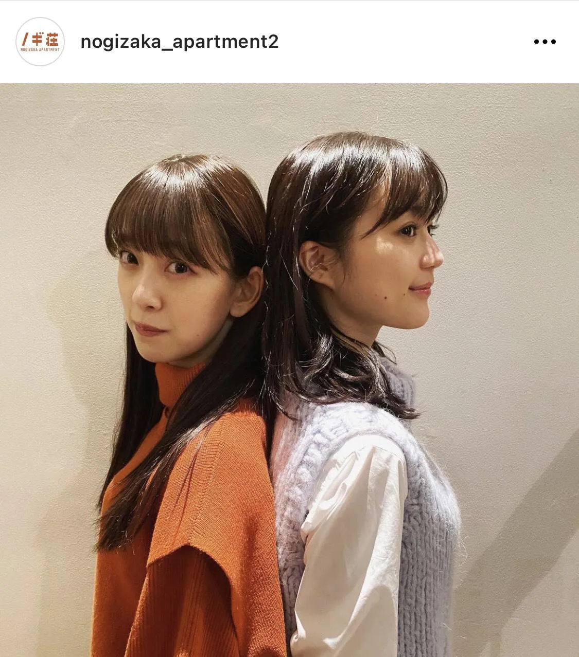 ※「乃木坂毎月劇場」公式Instagram(nogizaka_apartment2)のスクリーンショット