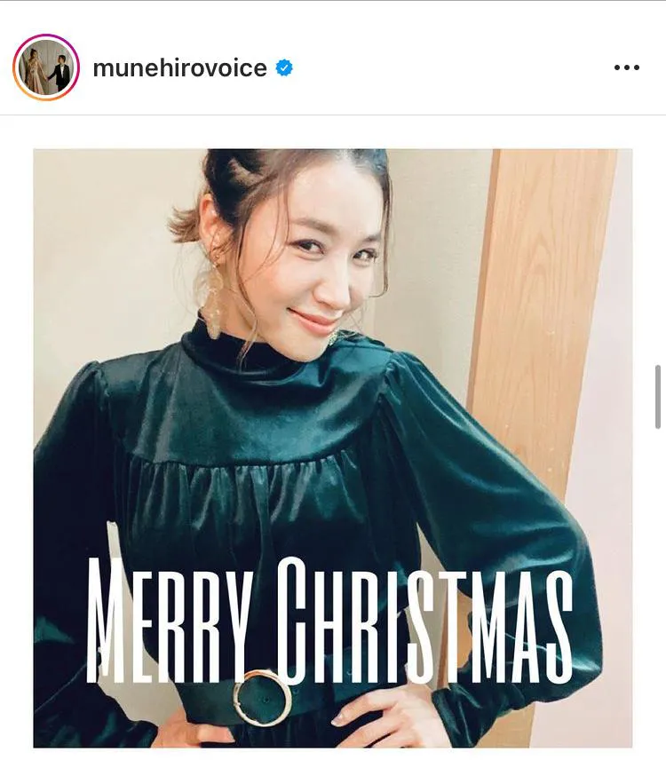 ※画像は鈴木紗理奈(munehirovoice)公式Instagramのスクリーンショット