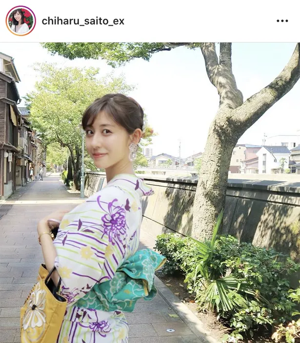 ※画像は斎藤ちはるアナ(chiharu_saito_ex)オフィシャルInstagramのスクリーンショット