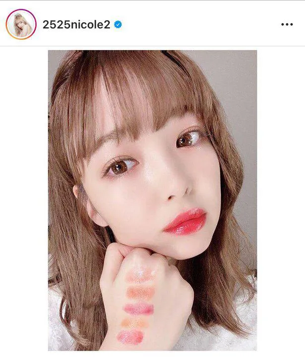 ※藤田ニコル公式Instagram(2525nicole2)より