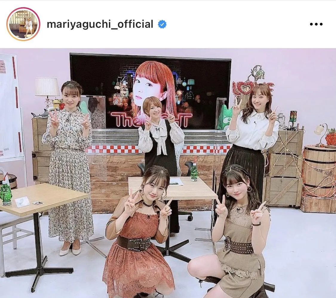 ※矢口真里公式Instagram(mariyaguchi_official)より