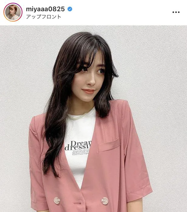 ※画像は、夏焼雅オフィシャルInstagram(miyaaa0825)のスクリーンショット