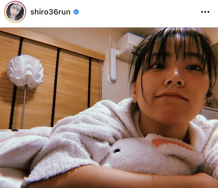 ※白間美瑠オフィシャルInstagram(shiro36run)より