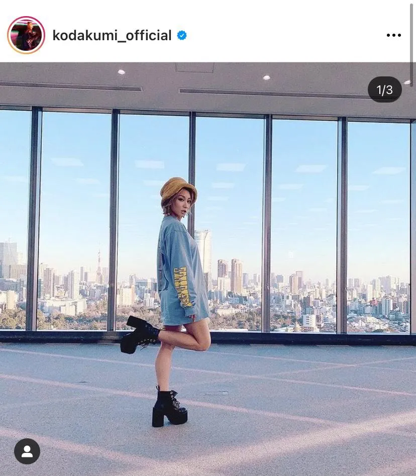 ※倖田來未公式Instagram(kodakumi_official)より