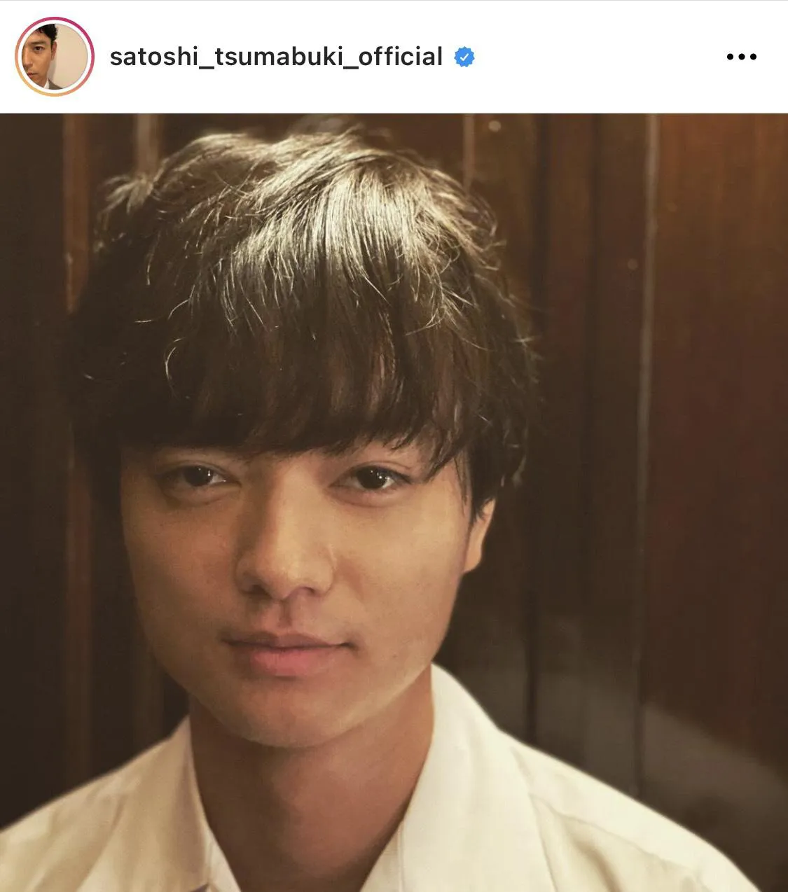 ※画像は妻夫木聡(satoshi_tsumabuki_official)オフィシャルInstagramのスクリーンショット