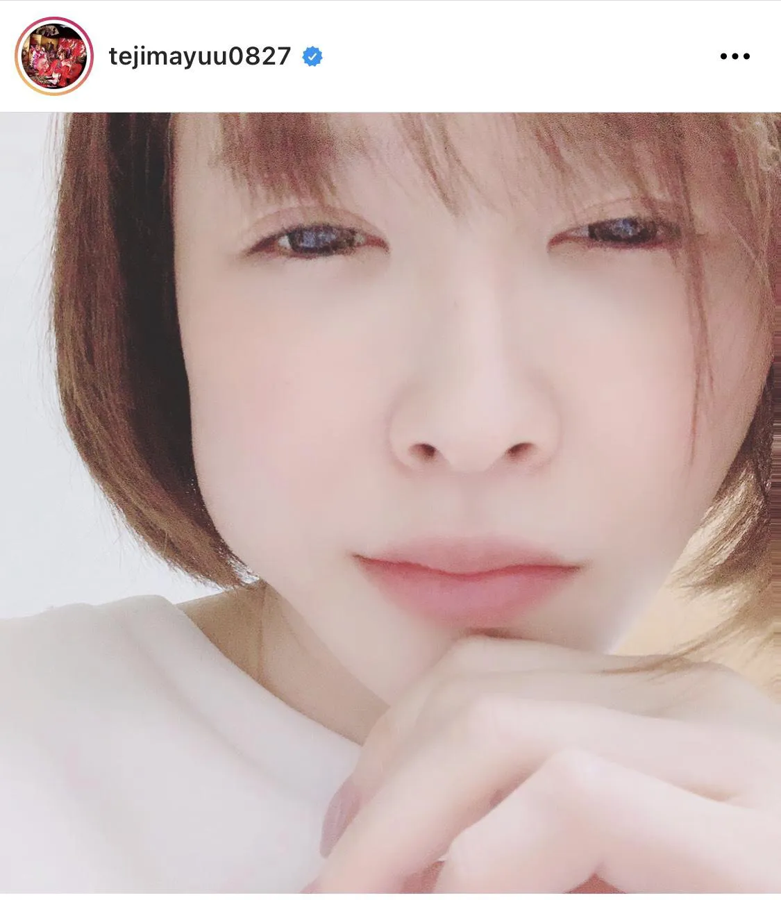 ※手島優公式Instagram(tejimayuu0827)より