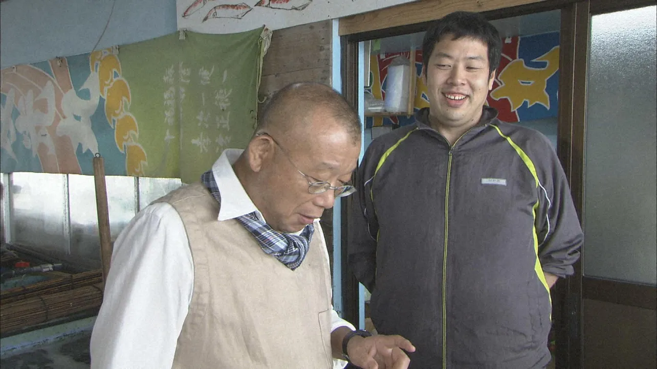 2013年下関にて、角島の漁港で魚類愛強めの男性と出会う笑福亭鶴瓶