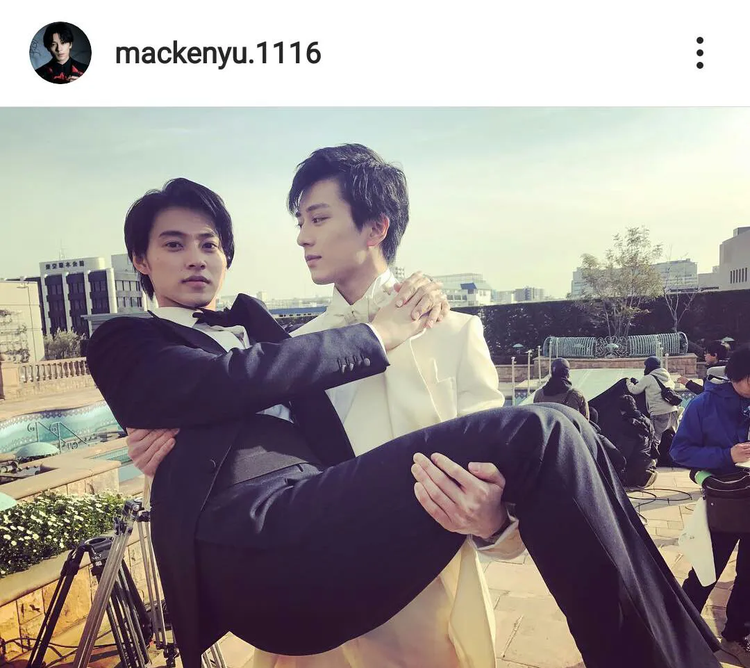 ※新田真剣佑オフィシャルInstagram(mackenyu.1116)のスクリーンショット