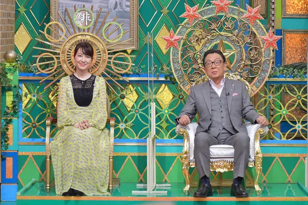 森口瑤子(左)と梅沢富美男(右)