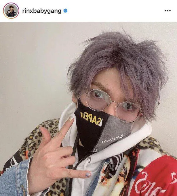 ※画像はEXITりんたろー。(rinxbabygang)公式Instagramより