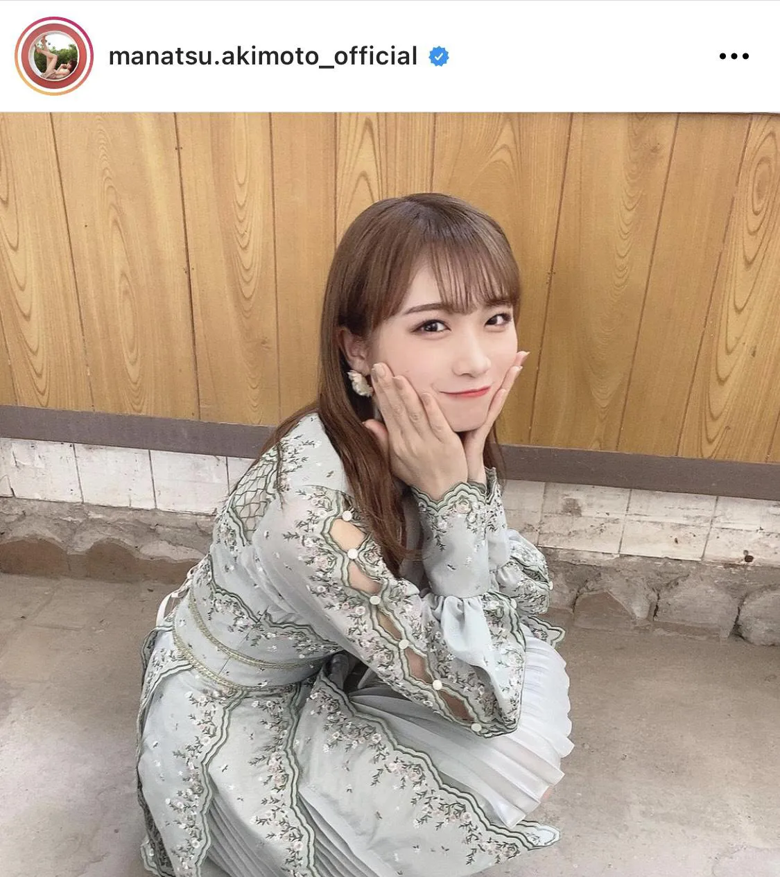 ※秋元真夏オフィシャルInstagram(manatsu.akimoto_official)より