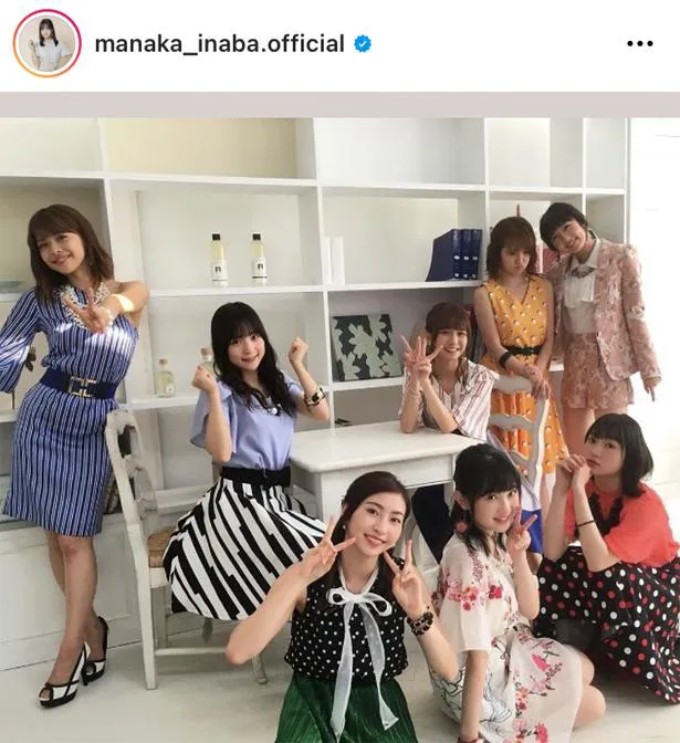 ※画像は、稲場愛香(manaka_inaba.official)オフィシャルInstagramのスクリーンショット