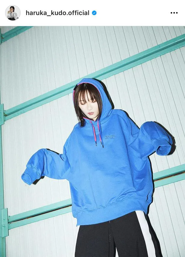 ※画像は、工藤遥(haruka_kudo.official)オフィシャルInstagramのスクリーンショット