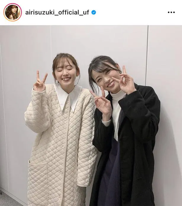 ※画像は、鈴木愛理オフィシャルInstagram(airisuzuki_official_uf)のスクリーンショット