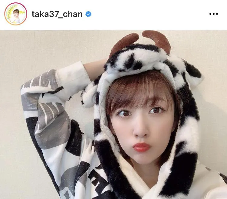 ※高橋みなみ公式Instagram(taka37_chan)より