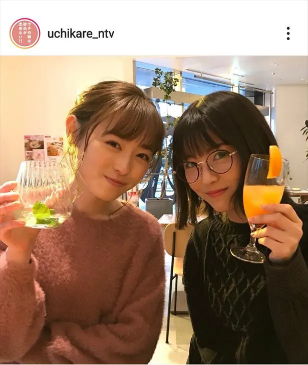 【写真を見る】浜辺美波＆福原遥、オフショットも可愛い!!