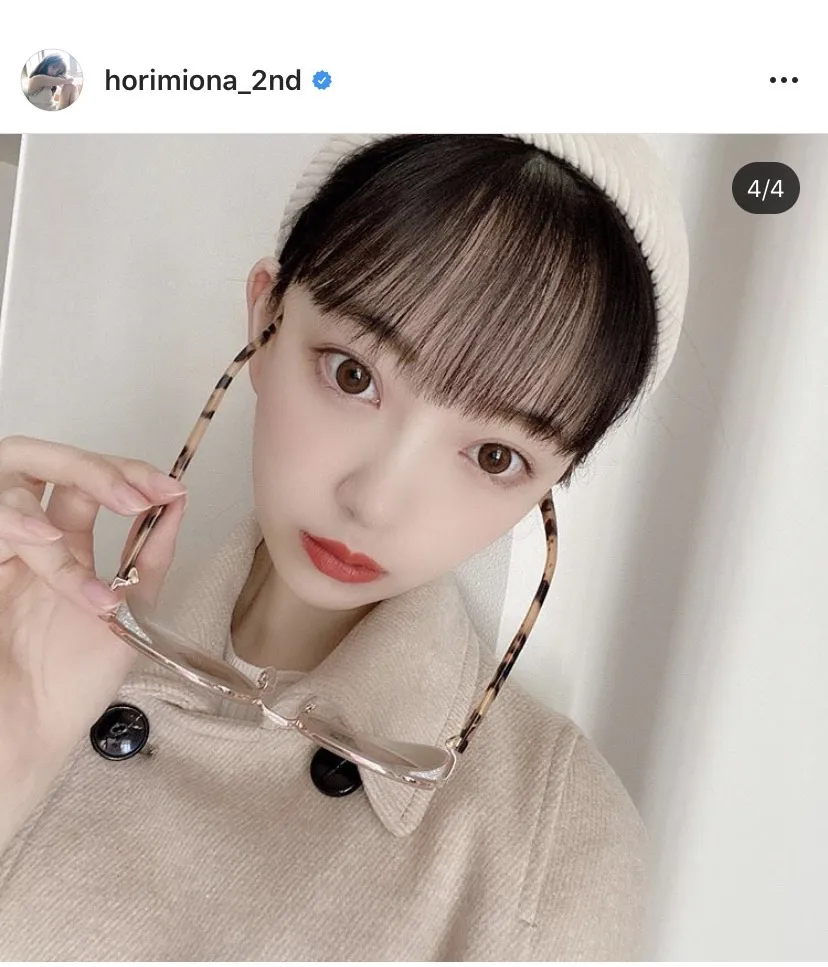 ※堀未央奈公式Instagram(horimiona_2nd)より