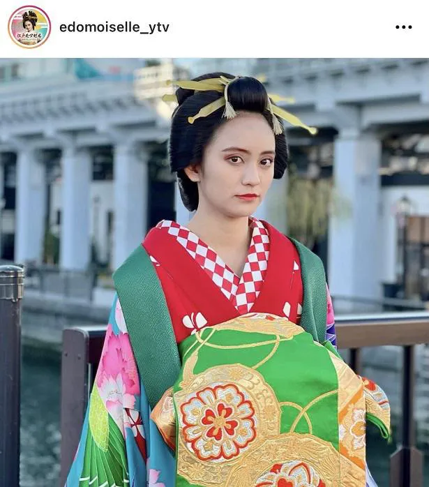 ※「江戸モアゼル～令和で恋、いたしんす。～」公式Instagram(edomoiselle_ytv)より