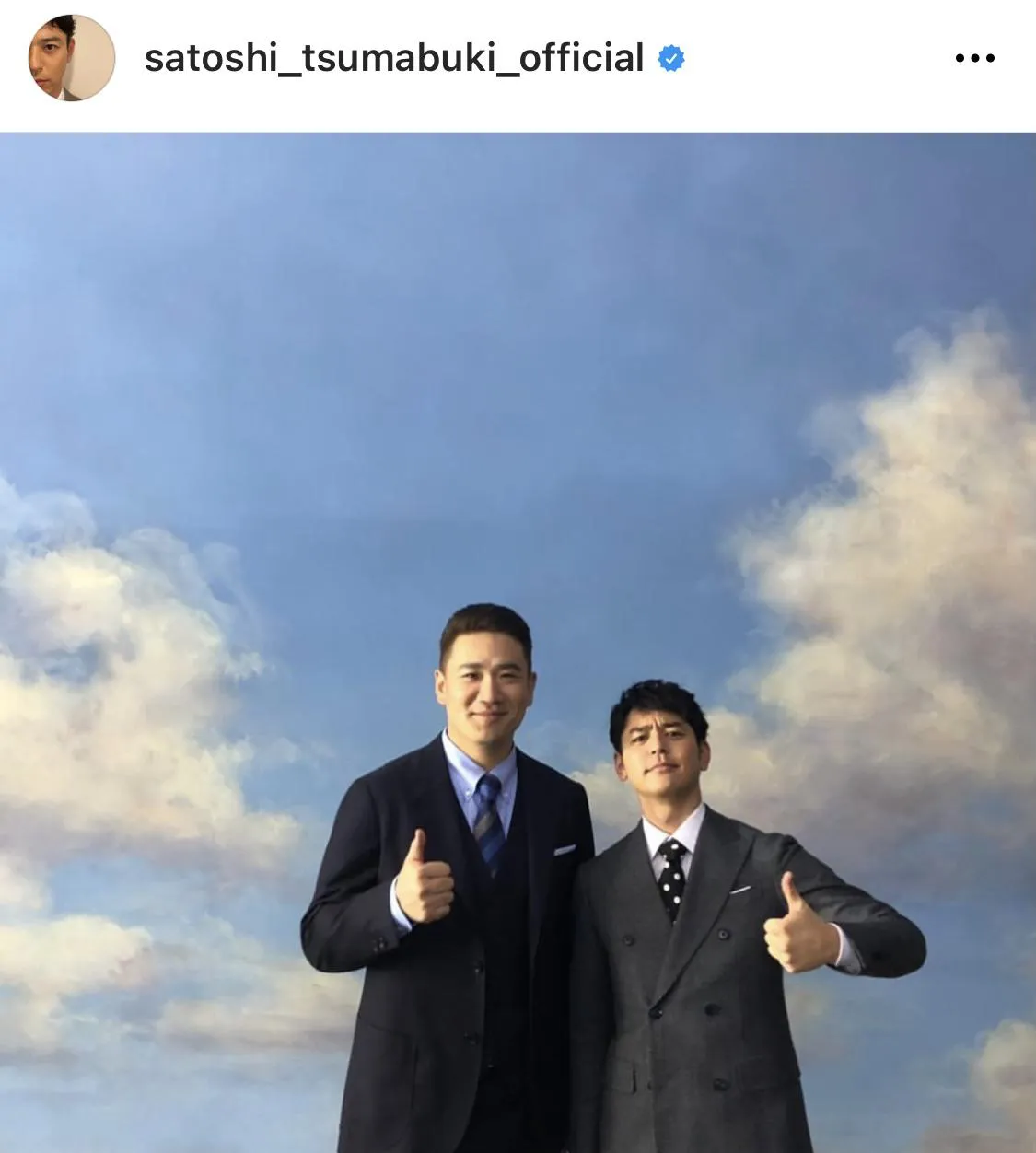 ※画像は妻夫木聡(satoshi_tsumabuki_official)公式Instagramより