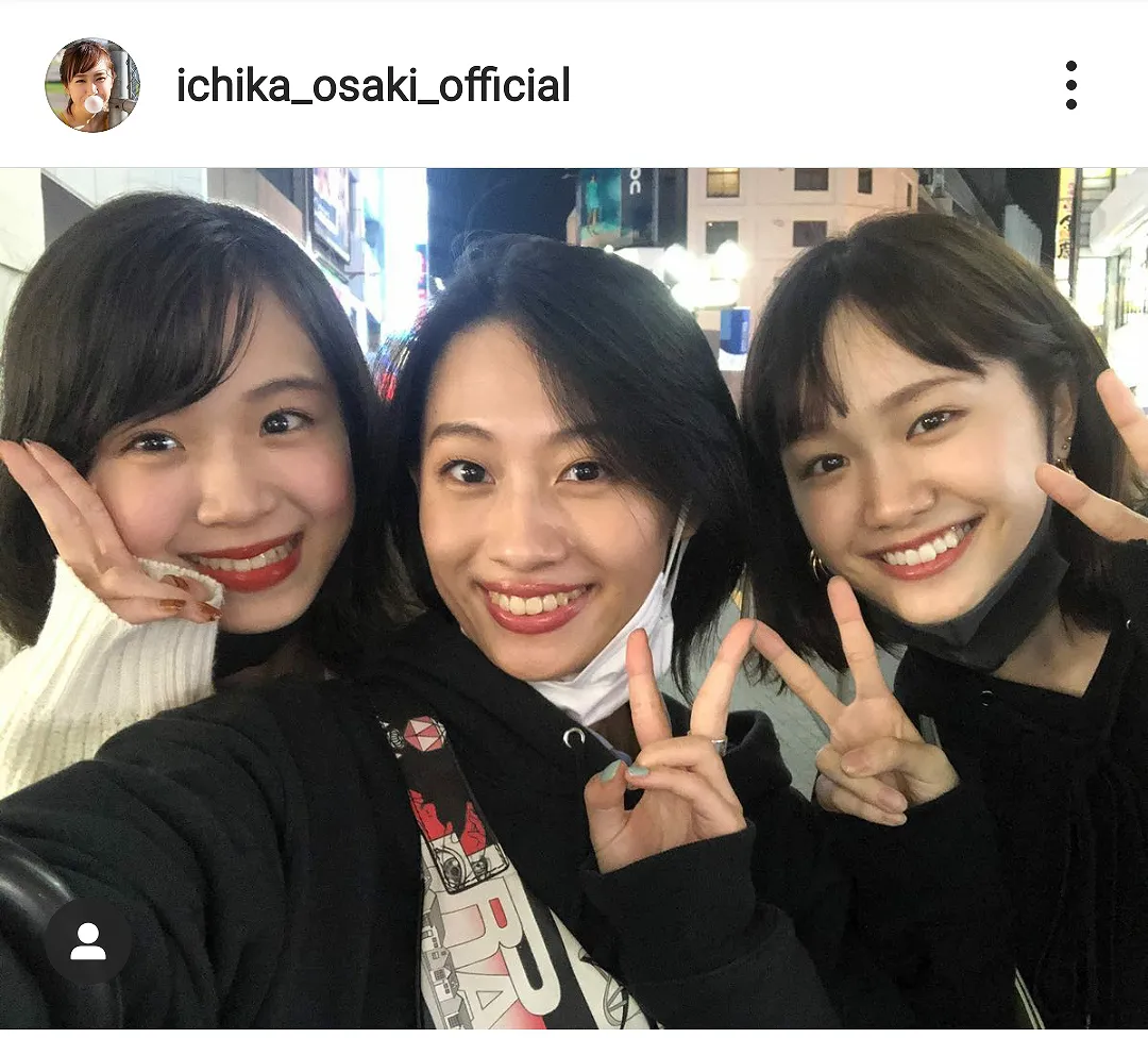 ※画像は尾碕真花(ichika_osaki_official)公式Instagramのスクリーンショット