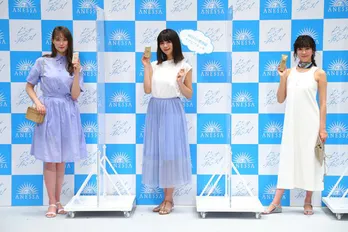 トラウデン直美、池田エライザや水川あさみに「かわいい!」と言われて照れまくり