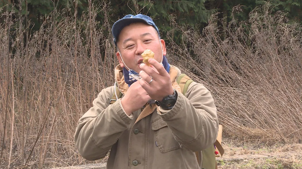 【写真をみる】珍しい芋の畑ｉｎ大竹市栗谷町