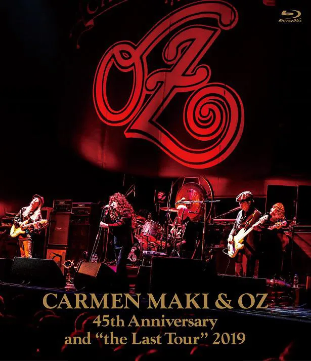 カルメン・マキ＆OZ『カルメン・マキ＆OZ 45th Anniversary and“the Last Tour”2019』Blu-rayジャケット