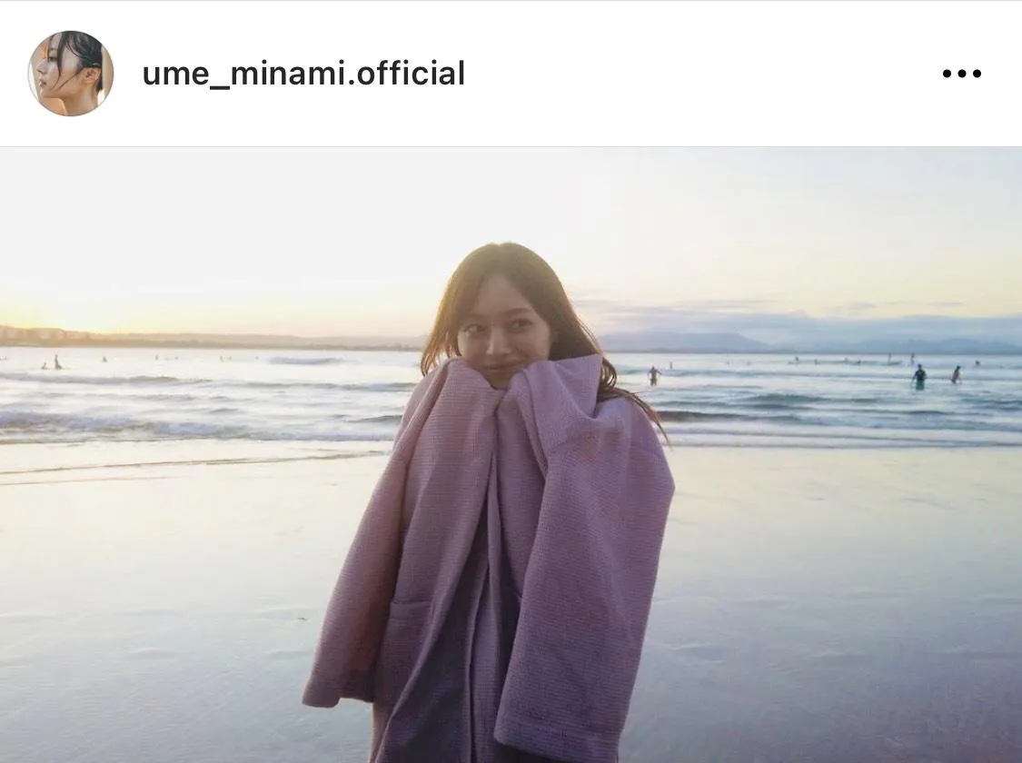 ※画像は乃木坂46梅澤美波(ume_minami.official)公式Instagramより