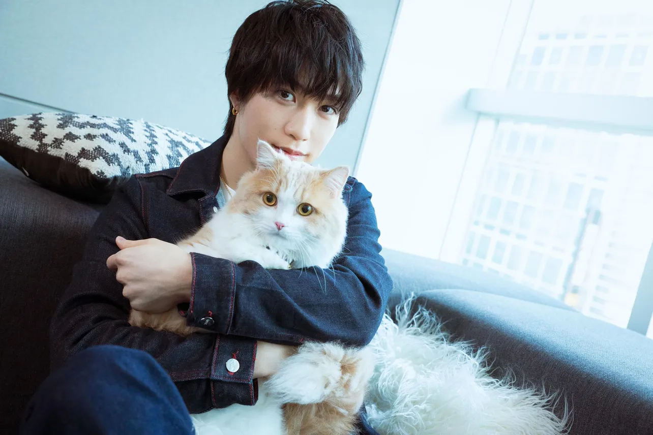 画像・写真 ＜ザテレビニャン＞藤原樹、飼いネコのマースにメロメロ