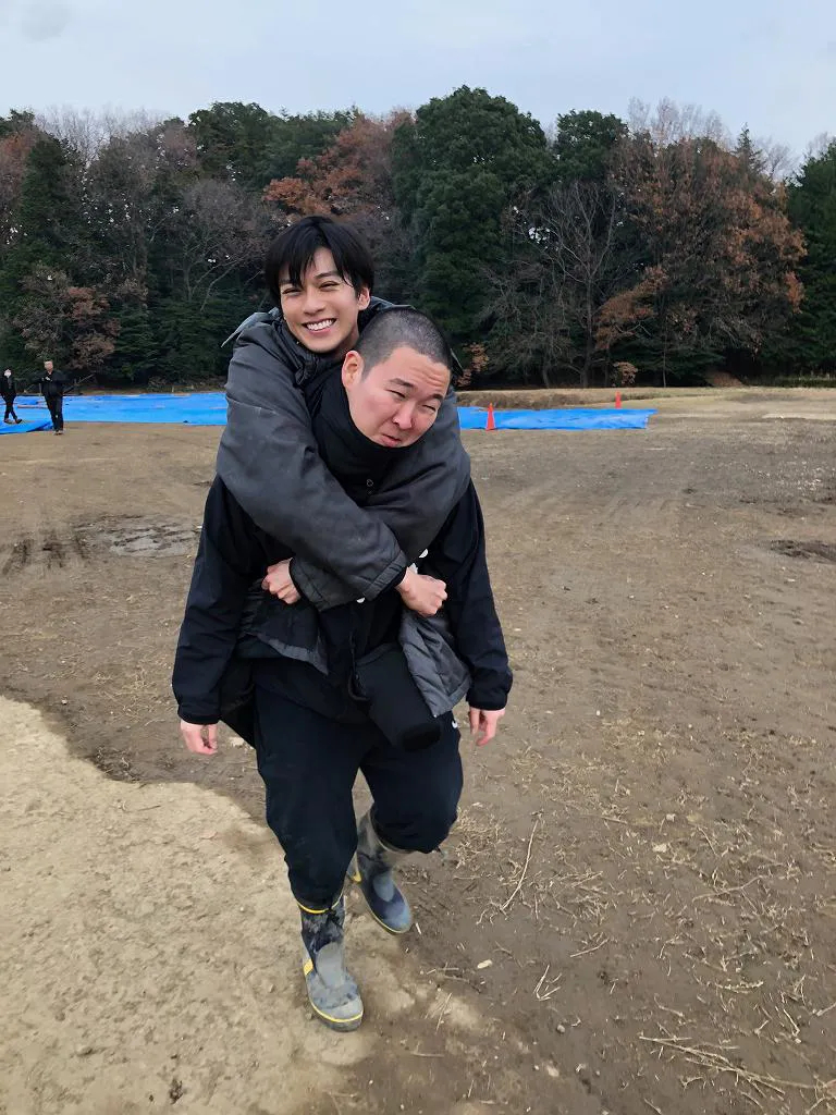 映画「ブレイブ -群青戦記-」のメイキングカット