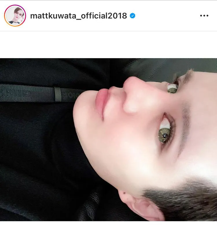 【写真を見る】お肌つるつる…Mattのすっぴん美男子SHOT