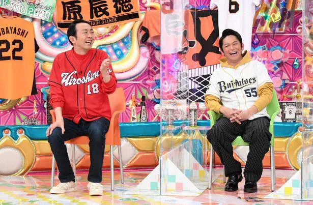 【写真を見る】ジャイアンツへの不満を口にするアンガールズ・田中卓志、ますだおかだ・岡田圭右