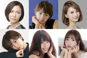 【写真を見る】第1回に出演する安蘭けい、柚希礼音、夢咲ねね(上段左から)と第2回出演者の紗倉まな、波多野結衣、天使もえ(下段左から)