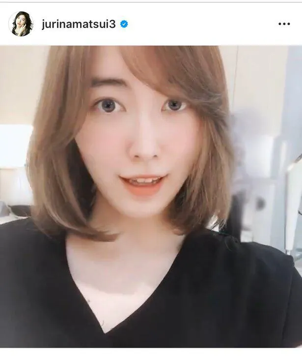 ※松井珠理奈公式instagram(jurinamatsui3)より